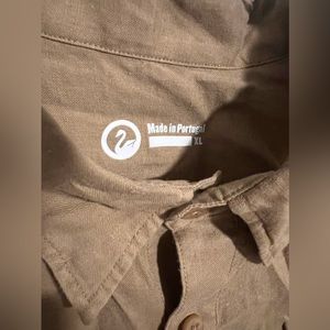 Outlier Ramielight Breezy Pivot in Raw Khaki size XL